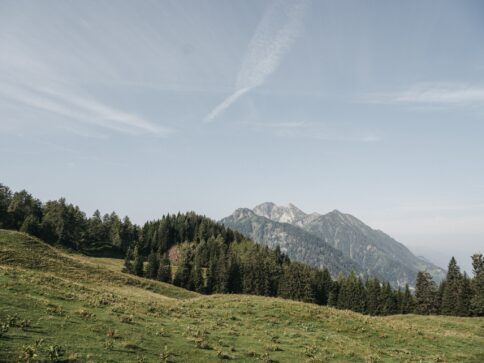 Aussicht aufs Heukareck im Sommer